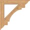 Ekena Millwork Merced Traditional Smooth Bracket, Western Red Cedar, 5 1/2"W x 40"D x 40"H BKT06X40X40MRC01SWR - alternate 2